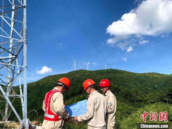 福建山地风电单机装机容量最大机组并网送电